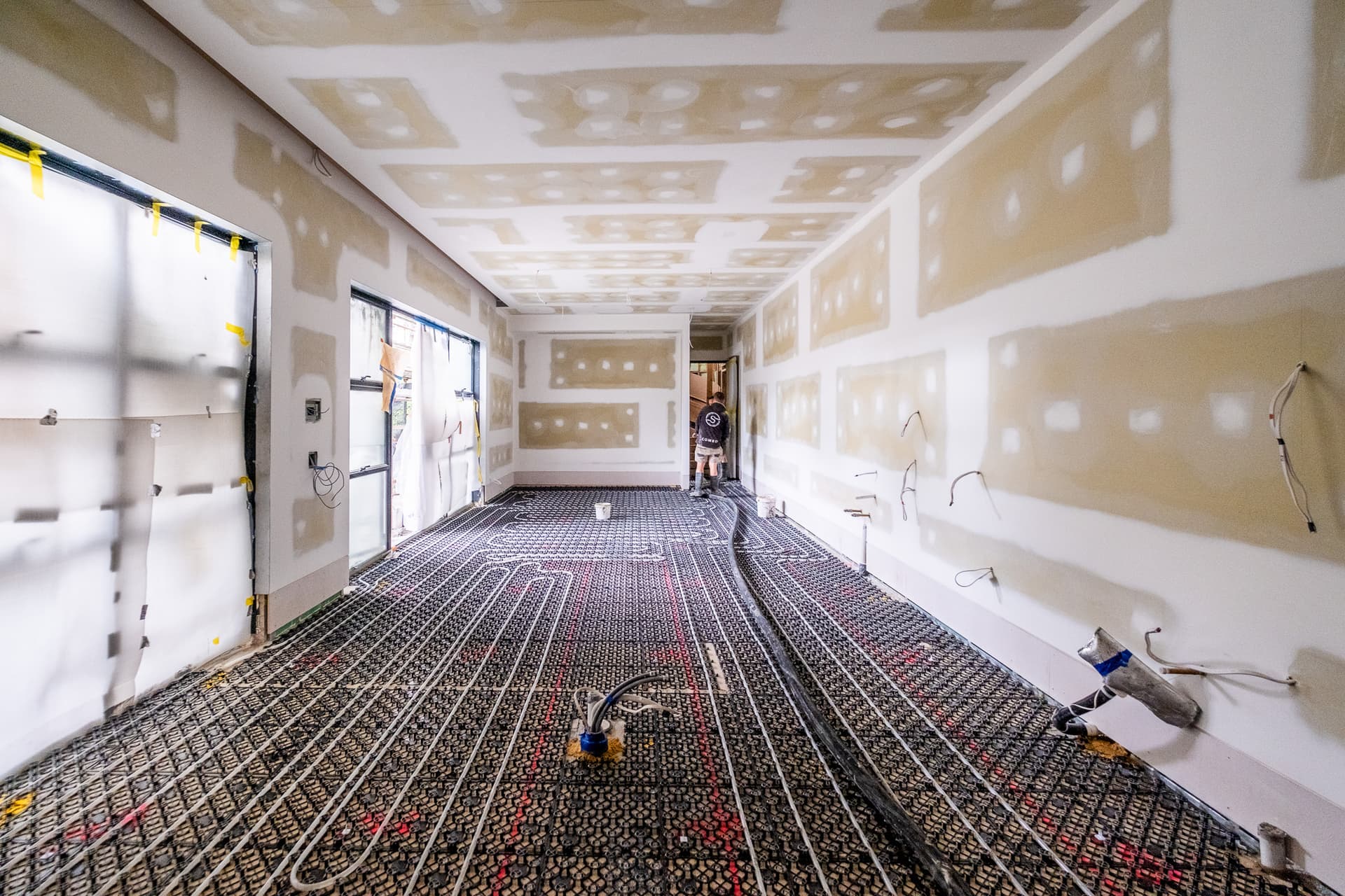 Residential floor preparation project